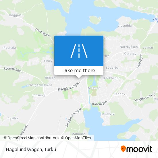 Hagalundsvägen map