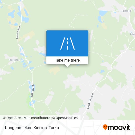 Kangenmiekan Kierros map