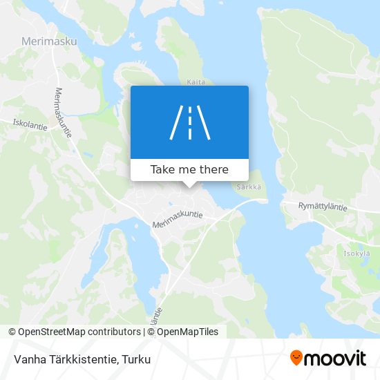 Vanha Tärkkistentie map