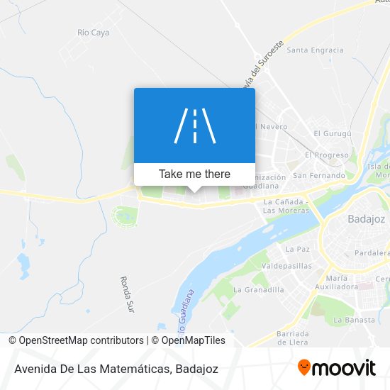 Avenida De Las Matemáticas map
