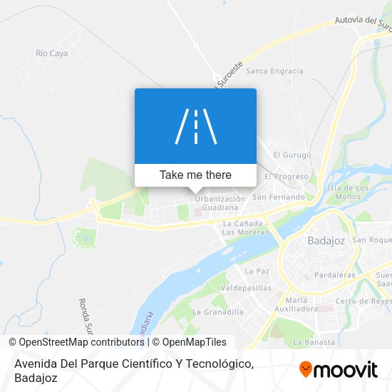 Avenida Del Parque Científico Y Tecnológico map