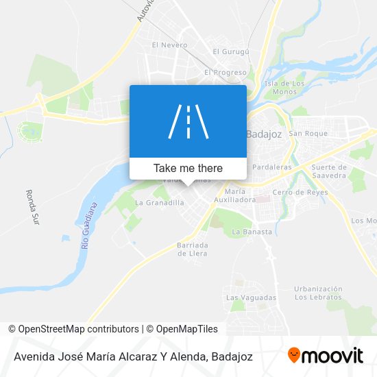 Avenida José María Alcaraz Y Alenda map