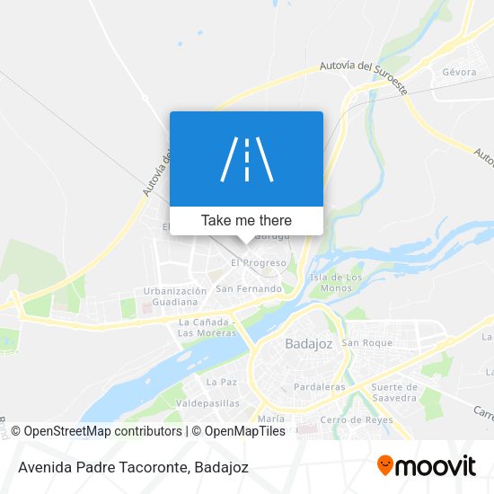Avenida Padre Tacoronte map