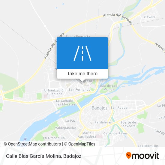 Calle Blas García Molina map