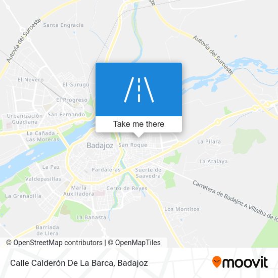 Calle Calderón De La Barca map