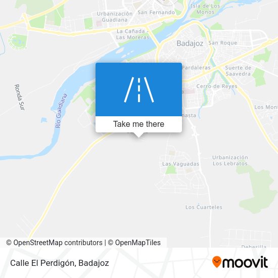 Calle El Perdigón map