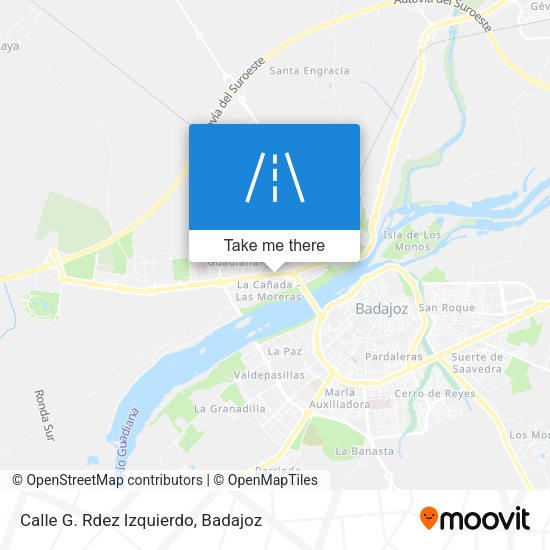 Calle G. Rdez Izquierdo map
