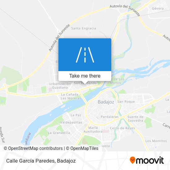 Calle García Paredes map