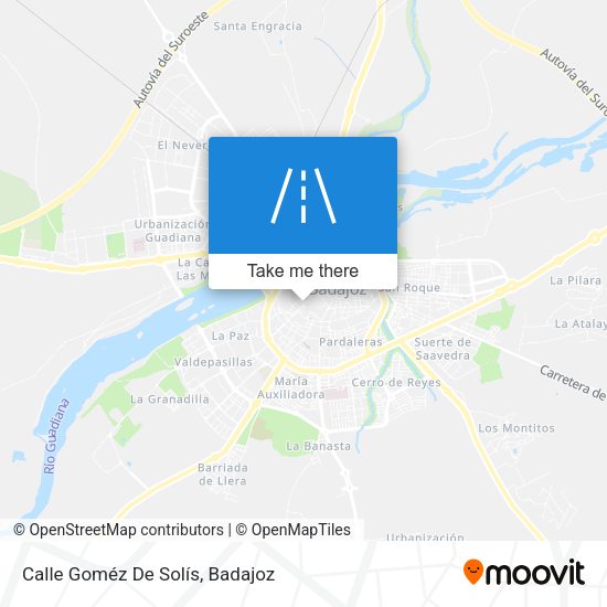 Calle Goméz De Solís map