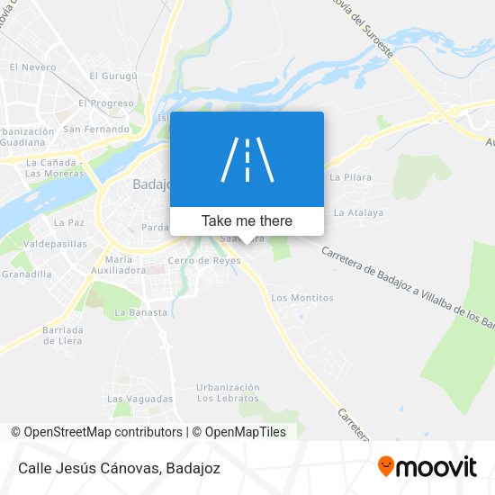 Calle Jesús Cánovas map