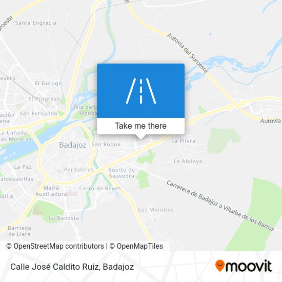 Calle José Caldito Ruiz map
