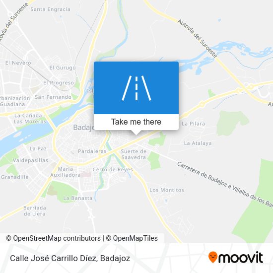 Calle José Carrillo Díez map