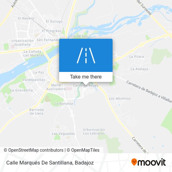 Calle Marqués De Santillana map