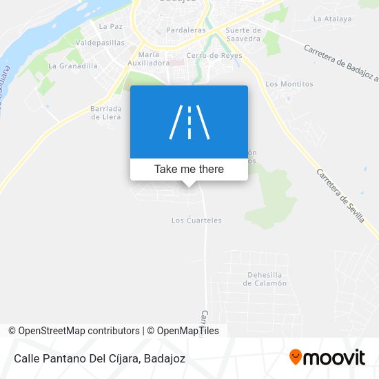 Calle Pantano Del Cíjara map