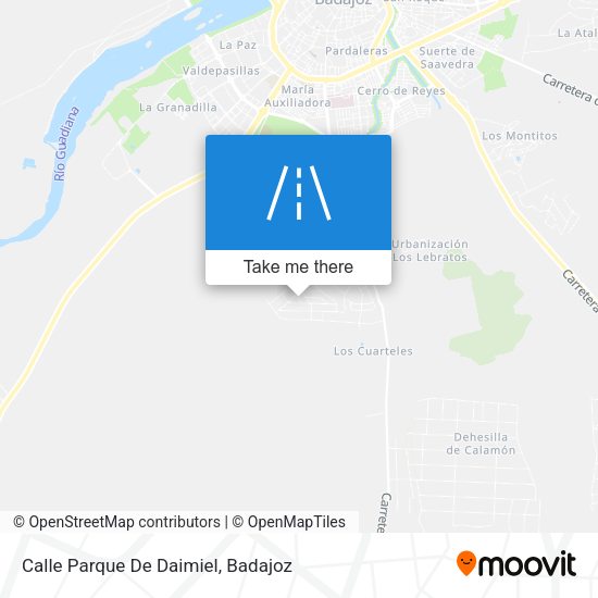 Calle Parque De Daimiel map