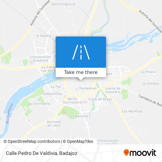 Calle Pedro De Valdivia map