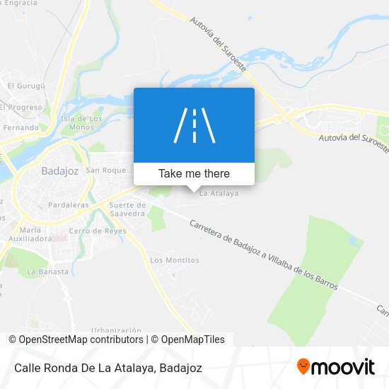Calle Ronda De La Atalaya map