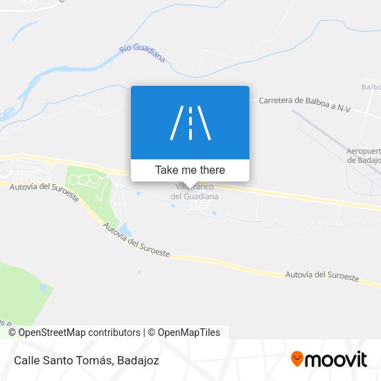 Calle Santo Tomás map