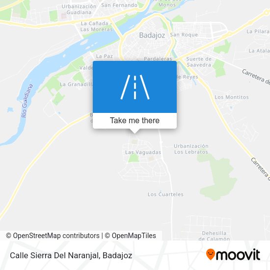 Calle Sierra Del Naranjal map