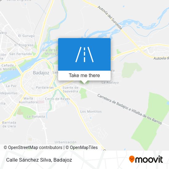 Calle Sánchez Silva map