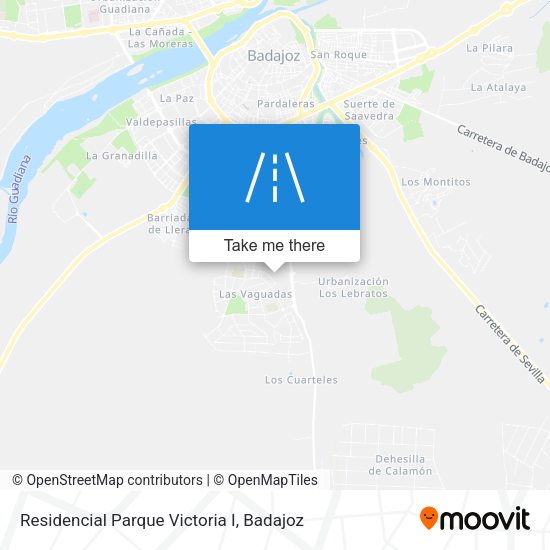 Residencial Parque Victoria I map