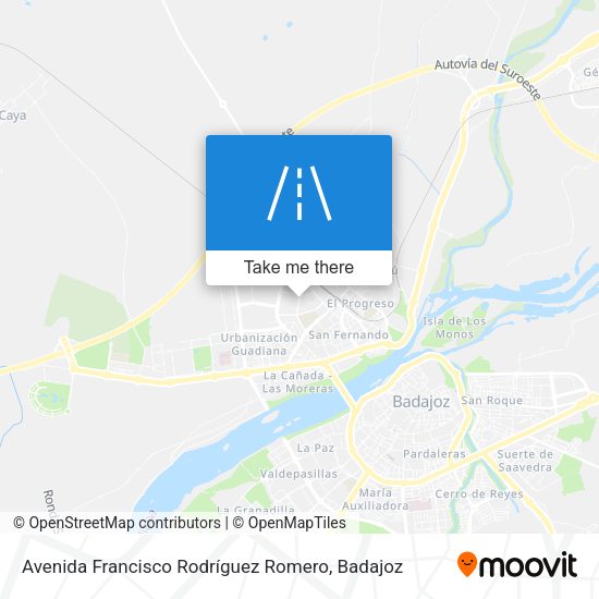 Avenida Francisco Rodríguez Romero map