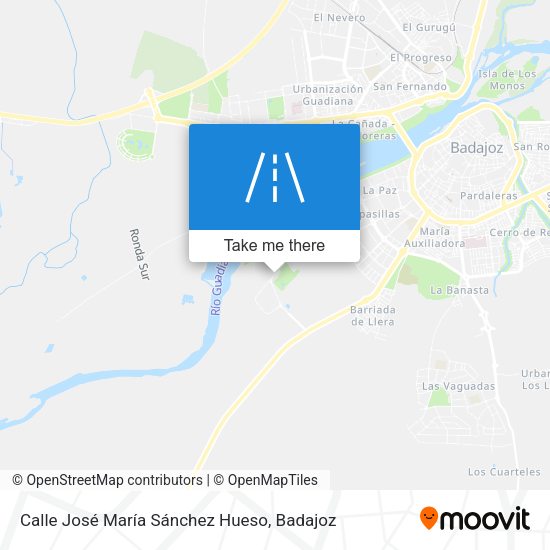 Calle José María Sánchez Hueso map