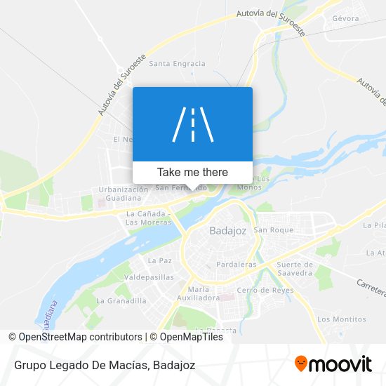 Grupo Legado De Macías map