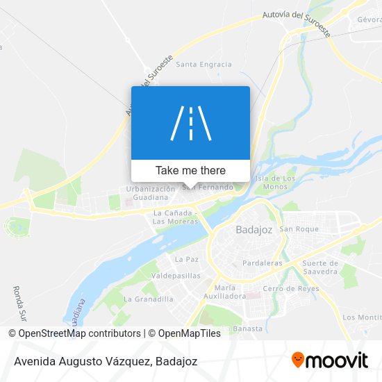 Avenida Augusto Vázquez map