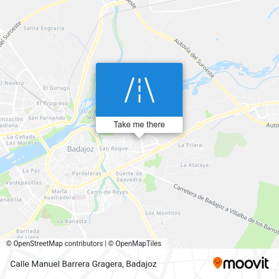 Calle Manuel Barrera Gragera map
