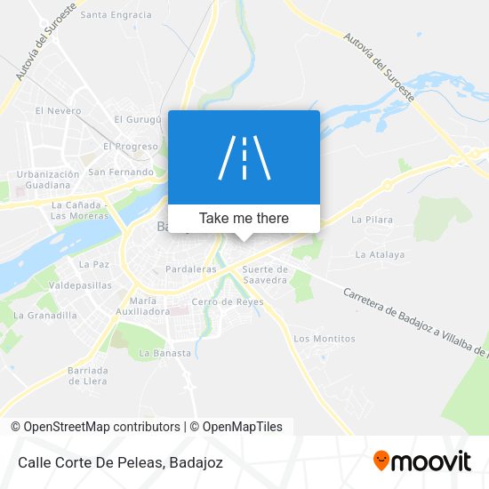 Calle Corte De Peleas map