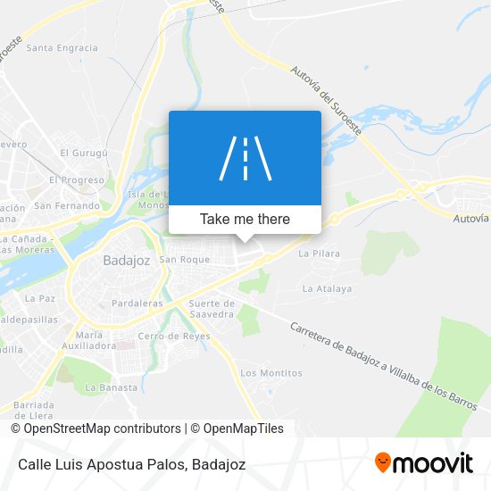 Calle Luis Apostua Palos map