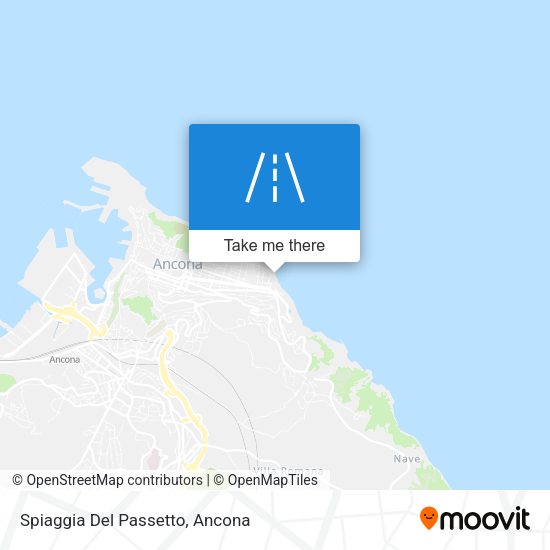 Spiaggia Del Passetto map