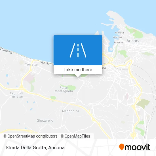 Strada Della Grotta map