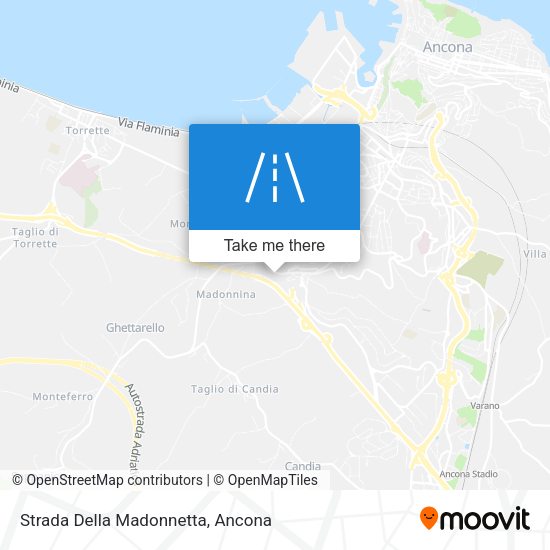 Strada Della Madonnetta map