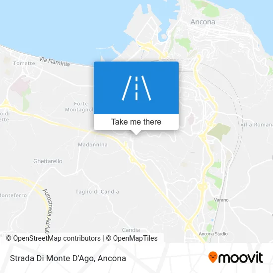 Strada Di Monte D'Ago map