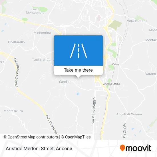 Aristide Merloni Street map
