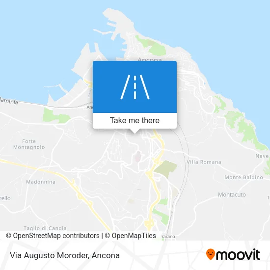 Via Augusto Moroder map