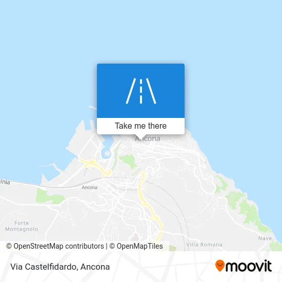 Castelfidardo Street map