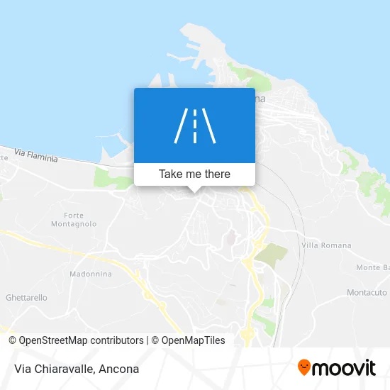 Chiaravalle Street map