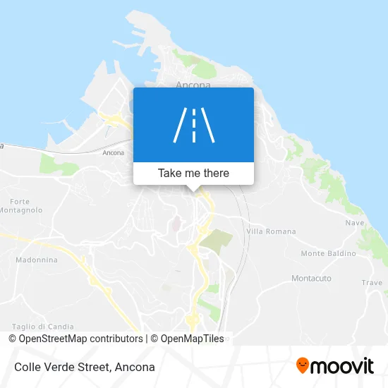 Colle Verde Street map