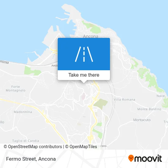Fermo Street map
