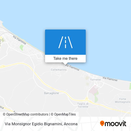 Via Monsignor Egidio Bignamini map