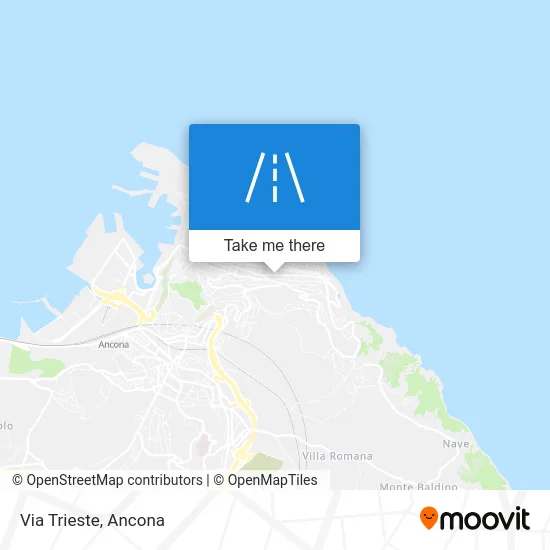 Trieste Street map