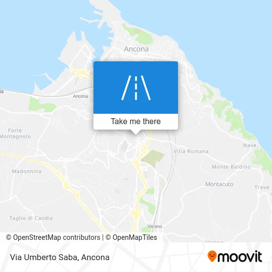 Umberto Saba Street map