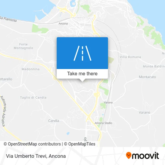 Umberto Trevi Street map