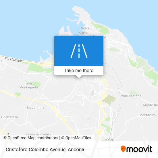Cristoforo Colombo Avenue map