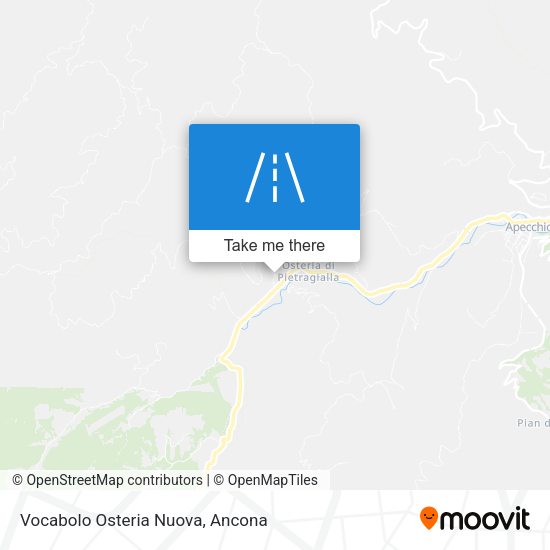 Vocabolo Osteria Nuova map