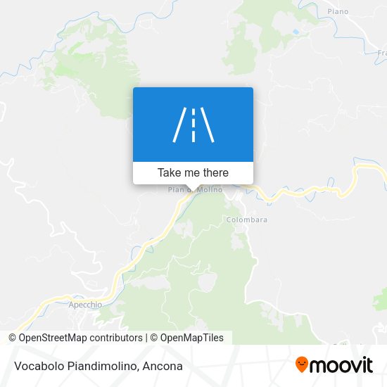 Vocabolo Piandimolino map