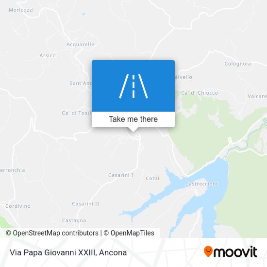 Via Papa Giovanni XXIII map